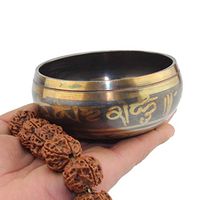 Tool Parts Buddha Sound, Nepal Ya Meditation Sound Therapy Buddha Bowl Scriptures # Bottom pattern random 8-12.5cm New - (Color: 9cm)