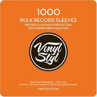 Vinyl Styl 12.75" X 12.75" 3 Mil Poly Sleeve 1000 Bulk Pack