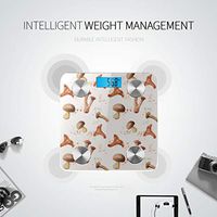 Cartoon Colourful Cep Mushroom Digital Scales Body Body Fat Percentage Most Accurate Weight Scale Tracks 8 Key Compositions Analyzer Sync with Fitness Apps 400 Lbs