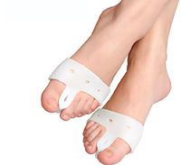 Dr Rogo Bunion Relief 2 Big Toe Protectors with Gel Secure Strap for Bunions Treatment Bunion Gel Toe Separators, Spacers, Straightener and Spreader for a Perfect Toe Alignment and Bunion Pain Relief