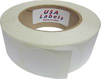 1.5" Wafer Tab Seals - Roll of 1,000 (White)