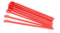 Perfect Stix Concession Spoon Straw, Unwrapped, 8" Length, Red (Pack of 300)