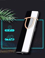 New USB - Charged Windproof Lighter, Exquisite Gift Box Packaging