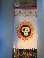 4" x 9.5" Clear Cello Colorful Skull Bags 25 per pk