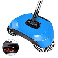 QJSDM Brush Cleaning Tools Stainless Steel Hand Push Sweepers Sweeping Machine Push Type Hand Push Broom Sweepers Dustpan Household Cleaning Tools
