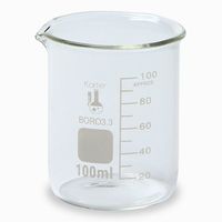 Glass Beakers, 100ml Pack of 12