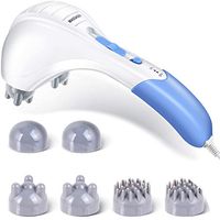 Electric Back Massager of Ohuhu, Handheld Massagers Double Head Deep Tissue Percussion Massages for Full Body Massage for Neck, Shoulder, Head, Foot, Leg, Great Mother's Day Gift Ideal