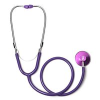 Cancer Awareness Ribbon Single Head Stethoscope (Purple)