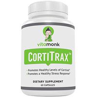 CortiTrax™ Bio-Enhanced Natural Cortisol Blocker - Doctor Formulated Cortisol Support Supplement for Reducing Cortisol Levels - Boost Energy, Sleep, and Lower Overactive Stress Hormones - 60 Capsules