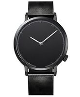 Fxbar,Minimalist Mens Watches Quartz Analog Wrist Watch Classic Milanese Mesh Band Business Wristwatch(A)