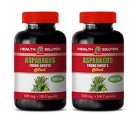Heart Health Supplements for Women - Asparagus Young Shoots Extract - Natural antioxidant Supplement - 2 Bottles 200 Capsules