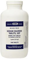 Sodium Chloride USP Normal Salt 1000 Tablets 1 Gram