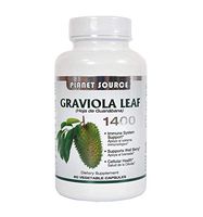 Planet Source Pure Graviola 1400mg per Serving, Anti-Oxidant, Immune Support,Cellular Health,Supports Well Being