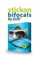 Stick on Bifocals by Zcifi Lenses +3.00 - Free Case - Stick on Bifocals - Reusable