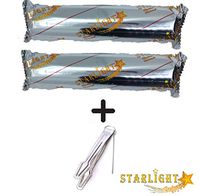 Starlight Charcoal Roll, 2 roll, 20 Discs + Charcoal Tong