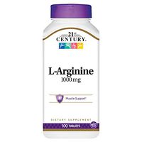 21st Century L-Arginine 1000mg, Maximum Strength 100 ea