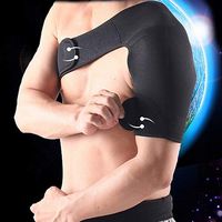 Shoulder Support,iWEingHo&21 Unisex Adjustable Badminton Basketball Breathable Left Shoulder Support Pad Protector