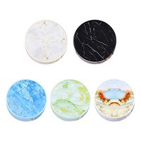 DAYFULI 5 Pieces Contact Lens Case, Travel Marble Color Portable Mirror Container, Contact Lens Protector Bracket Storage Box for Family and Eyes Care Kit Holder