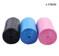 Garbage Bags Small Glad Small Trash Bags Biodagradable Bio Degradable Cat Garbage Bag Bathroom Trash Bags Recycable Wastebasket Garbag Bag Office Trash Bags 4.5l Trash Bags 50 Liter (3 Rolls Set)