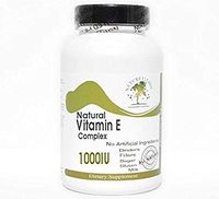 Natural Vitamin E Complex 1000IU Non-Oily ~ 100 Capsules - No Additives ~ Naturetition Supplements