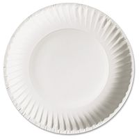 Ajm PP9GREWH White Paper Plates44; 9 in.