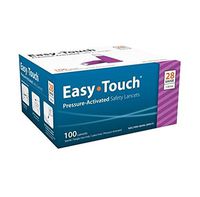 Easy Touch 828081 Safety Lancet, Pressure Activated, 28 g x 1.8 mm (Pack of 100)