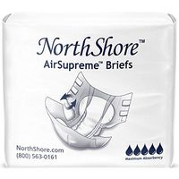 NorthShore AirSupreme Incontinence Tab-Style Briefs, X-Large, Pack/15