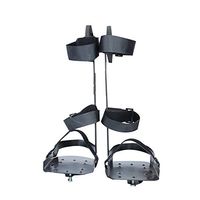Rehabilitation Machine Training Equipment Protective Gear, Iron Special Lower Limb Stroke, Hemiplegia Leg, Fixed Anti-Fall Bracket,Pair