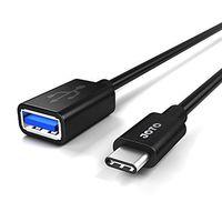 USB 3.1 Type C OTG Cable, JOTO USB-C 3.1 Type-C Male to Standard USB 3.0 Type A Female OTG Data Cable for MacBook Pro Air Chromebook Pixel and iPad Pro 12.9/11 2018 and Other Type-C Devices, Black