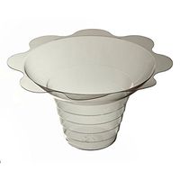 Biodegradable Flower Cups for Serving Shaved Ice 4 oz (Small) Case of 500