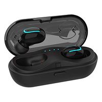 Mini Wireless Earbuds TWS Bluetooth Headset Charging Case, Touch Control V5.0 Stereo Sound Sweatproof Headphones Mic Compatible iPhone iPad Samsung and More(Updated Version)