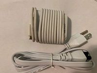 FOR DELL Dell 20V 2.25A 45W Type C AC Adapter - White Color XPS 13 9370, 100% Compatible with/N: NCPHK, 450-AHPK, 028YVN, 28YVN.