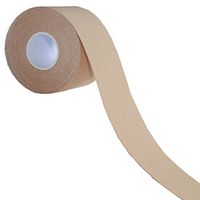 KB Support Tape - Continuous Roll - 16FT - Ideal for Shin Splints, Rotator Cuff Tears, Meniscus Tears, Plantar Fasciitis, Golfer's Elbow, Tennis Elbow, Achilles Tendonitis, Hamstring Strains (Beige)