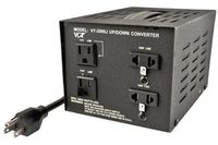 VCT VT-3000J Japanese Voltage Transformer Converter 110 Volt 100v, 3000 WATT, Black
