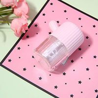 Liyes Cleaning Box, Practical Plastic Contact Lenses Cleaner, Automatic Portable Container Daily Care Faster Cleaning - for Contact Lens (Pink, 1pcs)