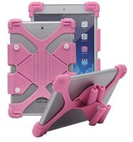 Golden Sheeps Shockproof Silicone Protective Stand Universal 8 inch Tablet Case Compatible for ASUS ZenPad S8 8",Z8s-7.9"Alcatel 3T,A30 8-inch,Huawei MediaPad M5 8.4",T3 8"Lenovo Tab 4 8" (light pink)