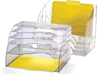 Officemate Two-Way Organizer, 5-Tier, Clear (22924)