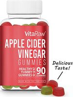 Organic Apple Cider Vinegar Gummies - with Mother, Raw, Gluten Free ACV - Great Alternative for Apple Cider Vinegar Capsules, Pills, Tablets & Diet Pills - Helps with Immune Support, Cleanse & Detox