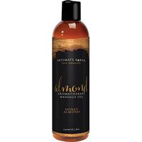 Intimate Earth Massage Oil, Almond, 8 Ounce