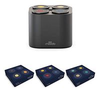 MOODO Smart Home Fragrance Diffuser Bundle with 1 Scent Capsules Sets (Value Pack) - Scent Personalization, 4 Pod Refils (Black Bundle +3)
