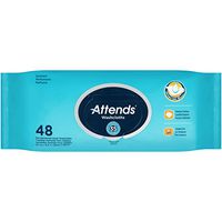 Attends Incontinence Care Scented Washcloths, 48 Count (Pack of 12)