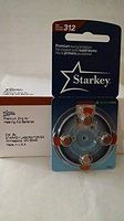 Starkey 312 Hearing Aid Batteries 40 Batteries Total