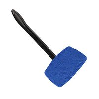 Zervatek Car Windshield Easy Cleaner Window Cleaning Brushes Household Glass Washer Cleaners Tools with Microfiber Cloth, Handle and Pivoting Head (Blue)