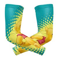 Winnie The Pooh and Friend Eeyore Arm Sleeve - UV Protection Cooling Compression Sun Sleeves for Men & Women for Running, Cycling,Baseball, Basketball, Golf