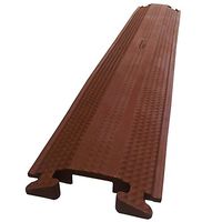 Electriduct Home 'n' Office Small Drop Over Cord Protector - 36" (3 Feet) Wire Cover - Brown