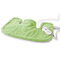 Sunbeam Heating Pad for Neck & Shoulder Pain Relief | Standard Size Renue, 4 Heat Settings with Auto-Off | Spa Green, 14-Inch x 22-Inch