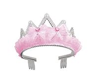 Pink Bows Plastic Tiara