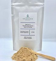 Red Fo-Ti/He Shou Wu Fermented Herbal Extract Powder by Holistic Bin - Root of Vitality 4 oz - (75 Servings) Includes Bamboo Serving Spoon.