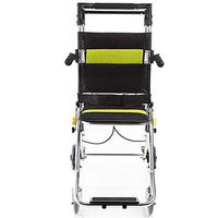 ChenCheng Portable Wheelchair, Lightweight Folding Hand Push Wheelchair, Aluminum Alloy Skeleton Easy to Carry The Elderly Medical Supplies