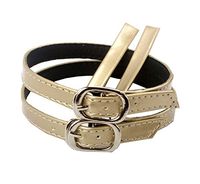 1 Pair Women's High Heels Anti-Loose Shoelace Accessories,Detachable - Gold